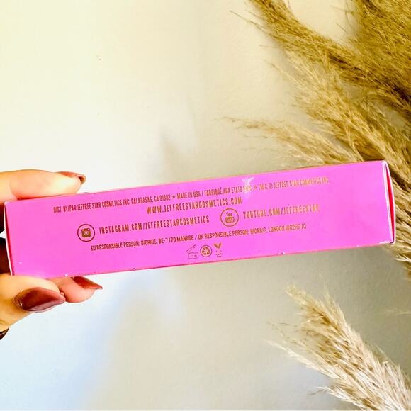 NEW JEFFREE STAR The Gloss Lip Color Shockwave Pink Bronze Light Tint Glitter - Picture 4 of 10